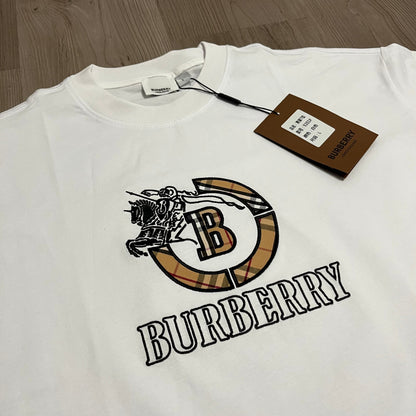 Camiseta OVERSIZE BURBERRY WHITE horse