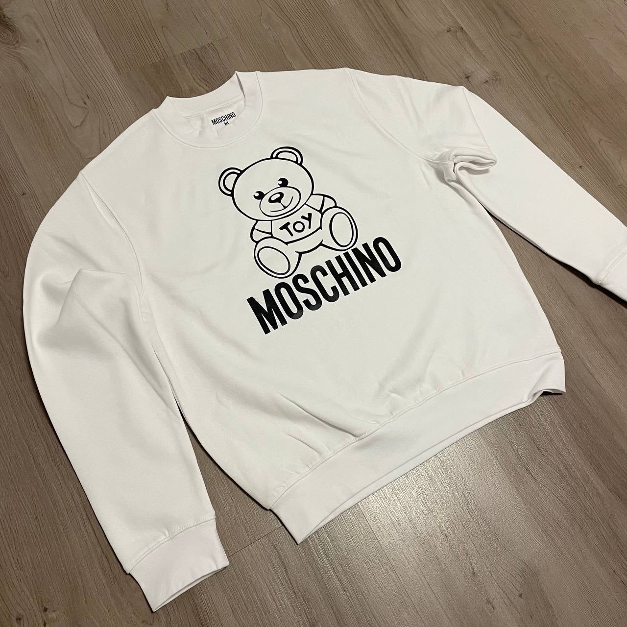 Sudadera MOSCHIN blanca